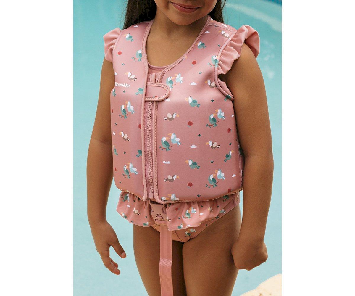 Colete Flutuador de Aprendizagem Toucan da Monneka Kids