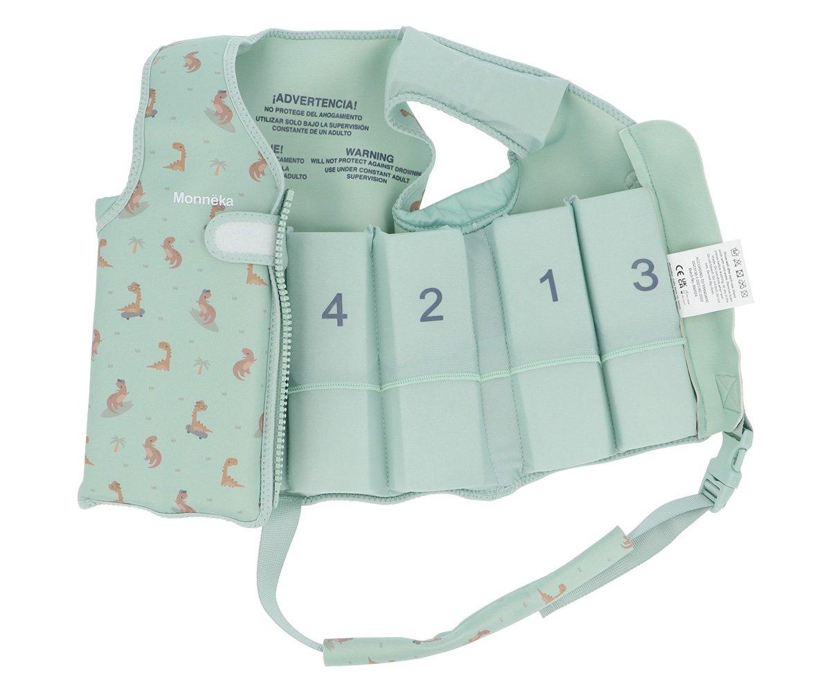 Colete Flutuador de Aprendizagem Cool Dinos da Monneka Kids