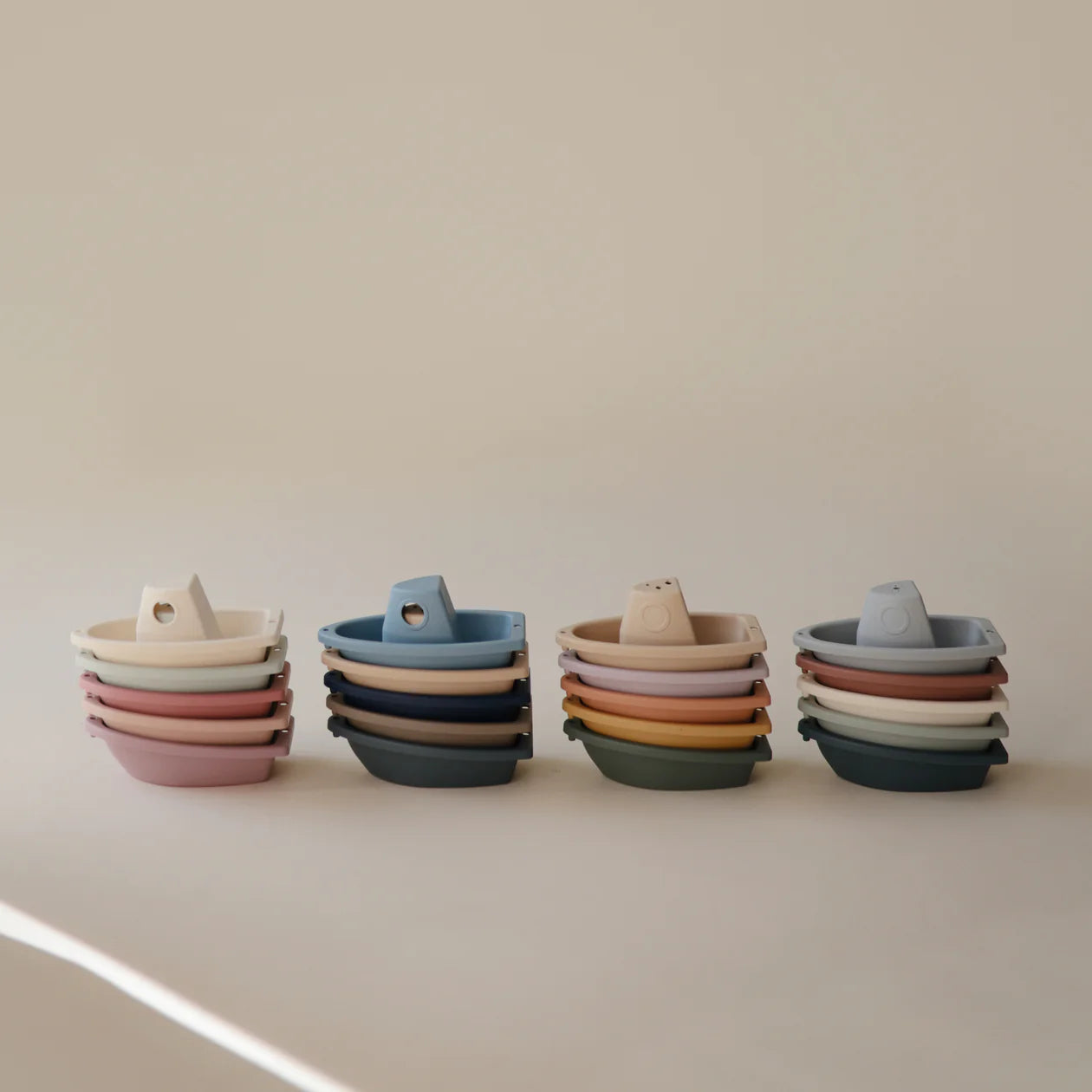 Conjunto de 5 Barquinhos para o banho | Solid Ocean