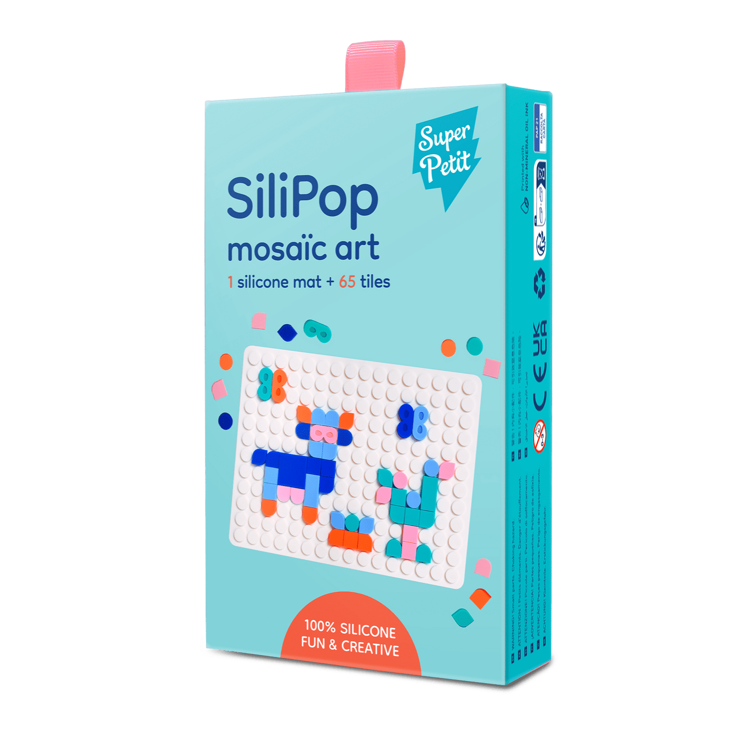 SILIPOP Branco SuperPetit – Jogo Criativo em Silicone para Crianças