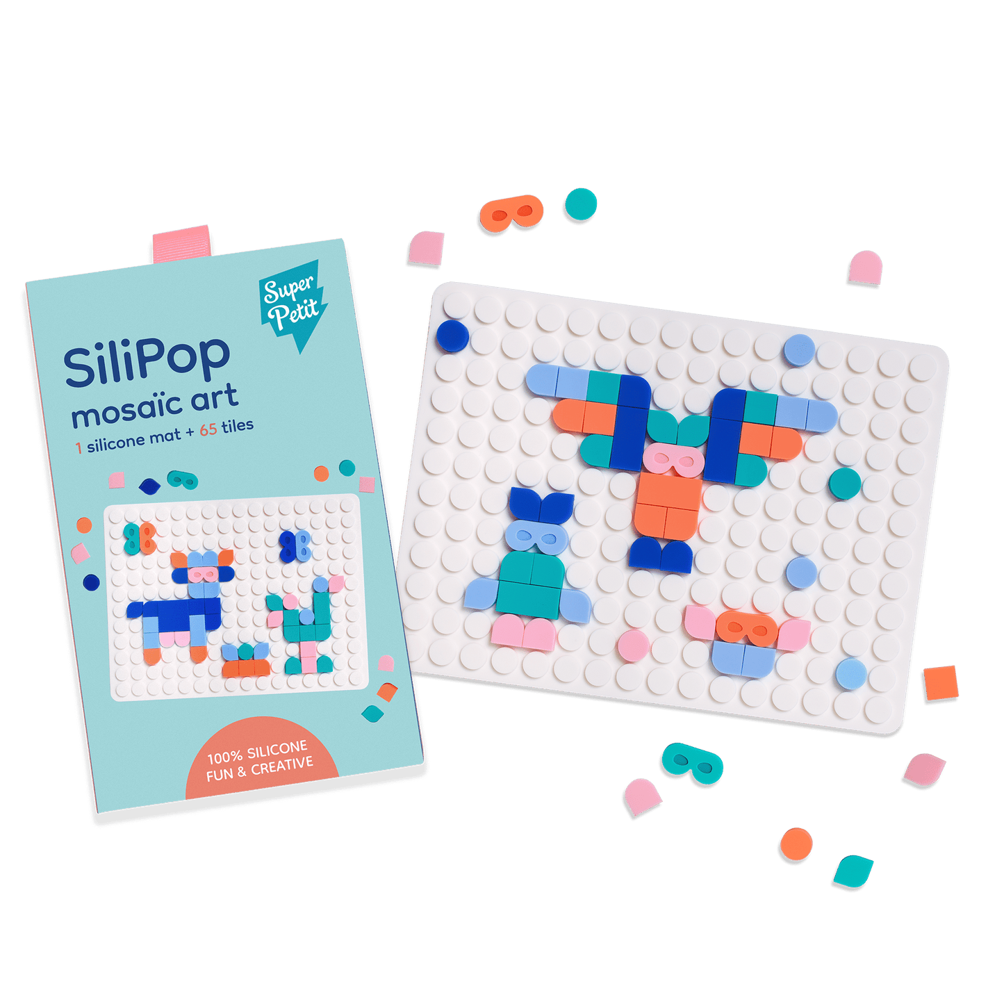 SILIPOP Branco SuperPetit – Jogo Criativo em Silicone para Crianças