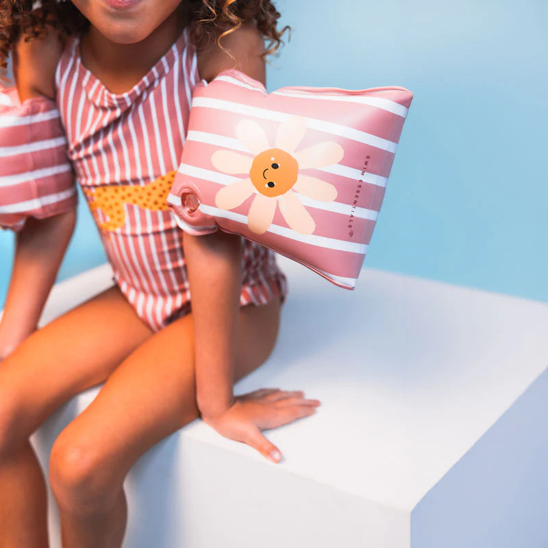 Braçadeiras de Natação Daisy Flower Roxas 2-6 Anos – Swim Essentials | Lolla Kids
