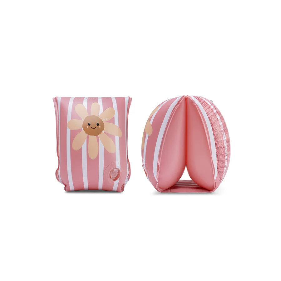 Braçadeiras de Natação Daisy Flower Roxas 2-6 Anos – Swim Essentials | Lolla Kids