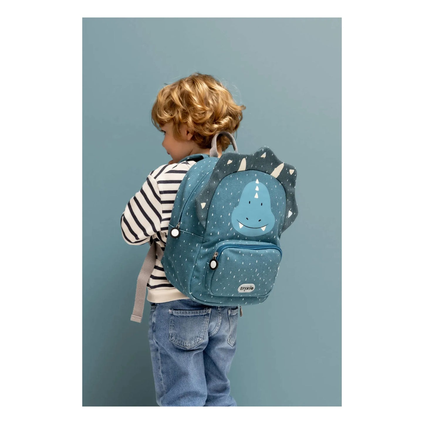 Mochila Pré-Escolar Trixie Baby – Mr. Triceratops 🦖