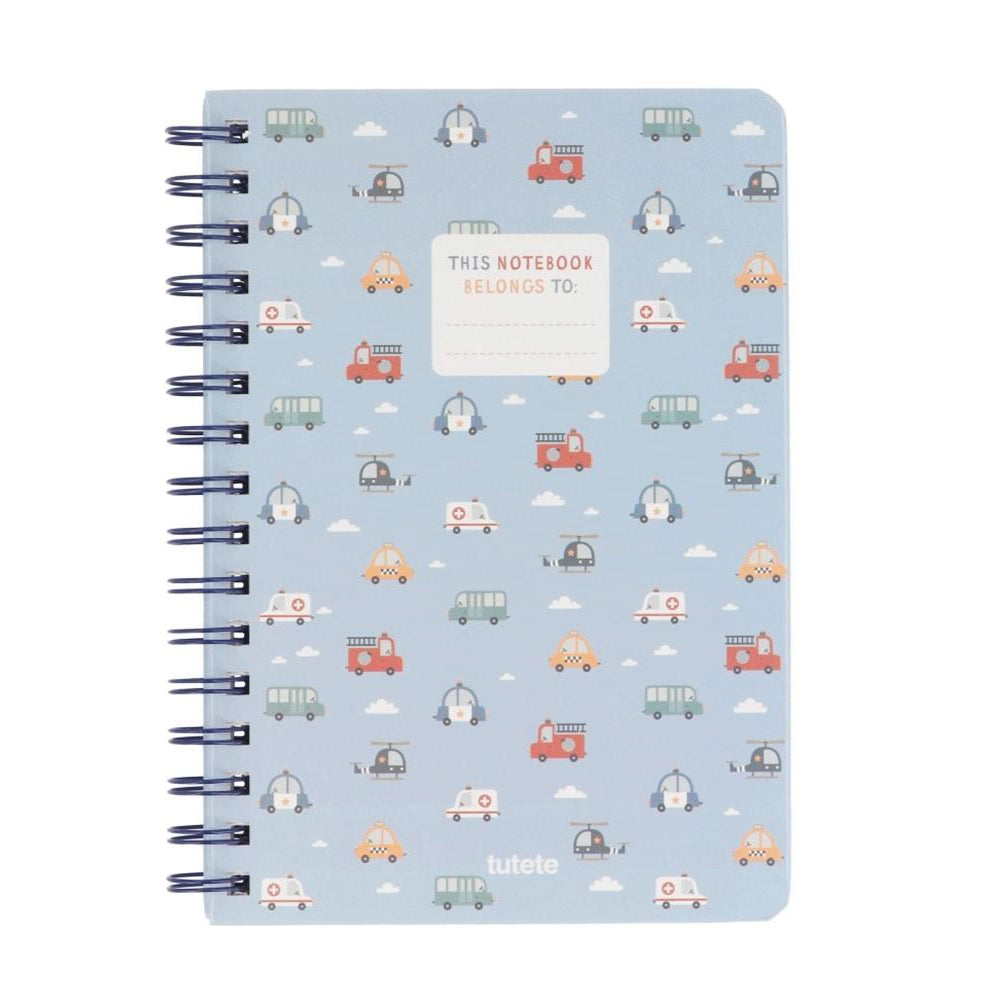 Caderno A5 City Cars da Tutete