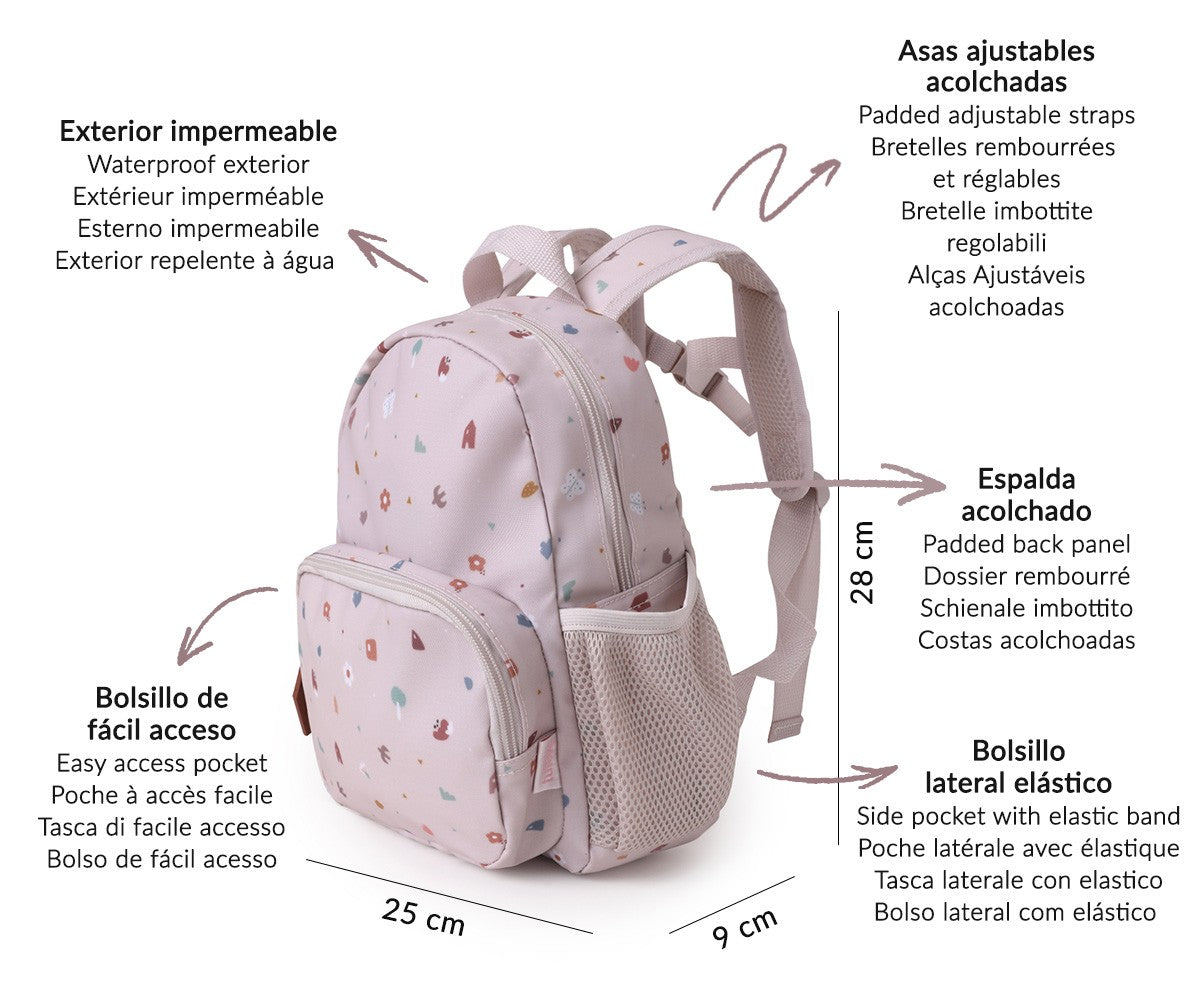 Mochila Infantil Geometric Nature da Tutete