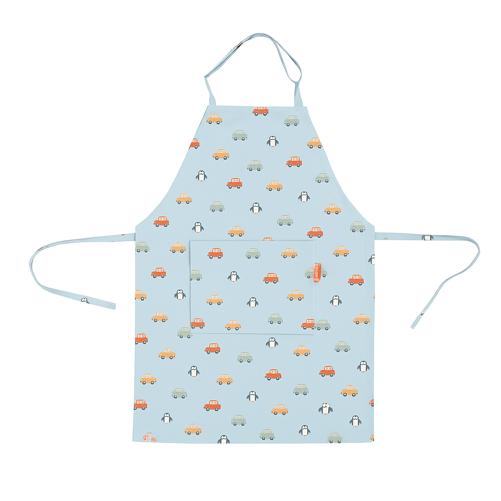 Avental infantil Tutete City Cars