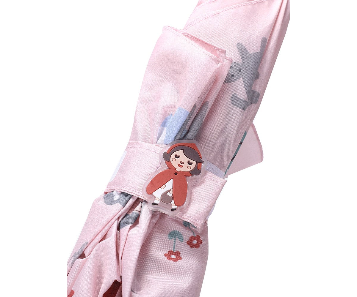 Guarda-chuva infantil Tutete Little Red aberto, padrão Capuchinho Vermelho