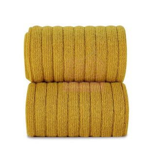 Mustard Ribbed Tights