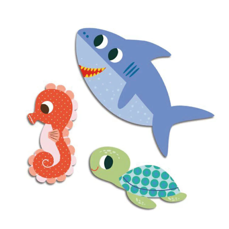 Conjunto 62 Autocolantes Marinhos da Djeco