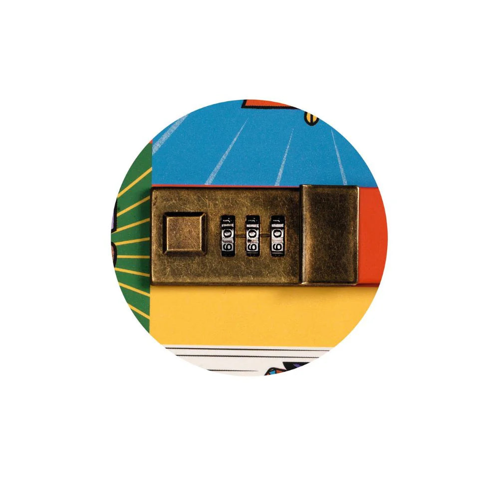 com código na capa para guardar histórias bem protegidas