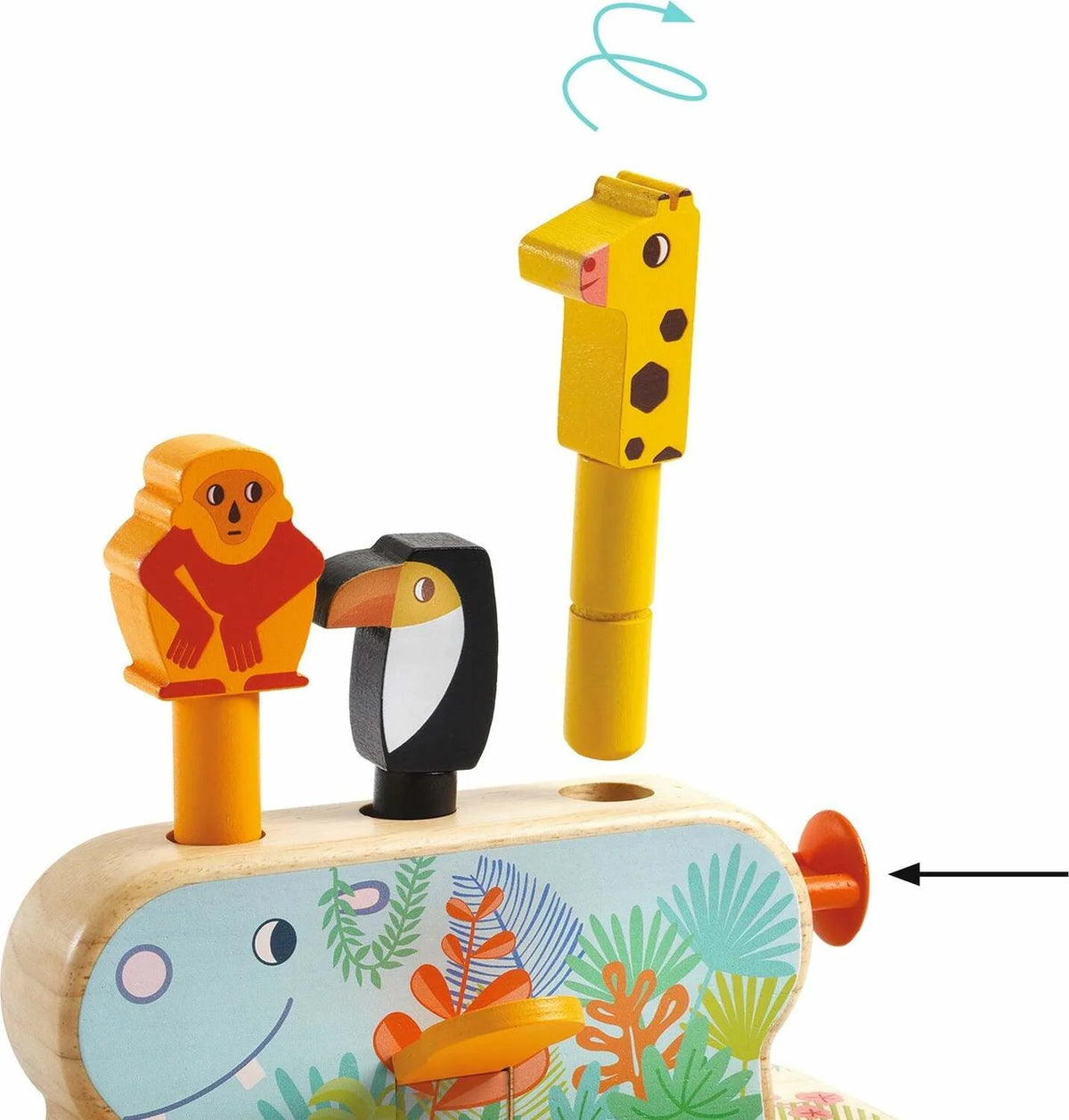Djeco Jogo Pop Up Multi Pop – Brinquedo de Madeira Interativo
