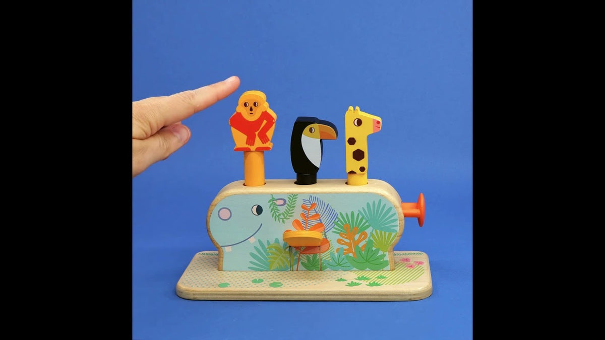 Djeco Jogo Pop Up Multi Pop – Brinquedo de Madeira Interativo
