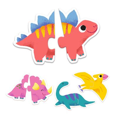 Primeiro puzzle de associação para mãos pequenas
