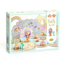 Djeco Tinyly Puzzl’Up Lily – Puzzle de Chão 33 Peças com Figuras