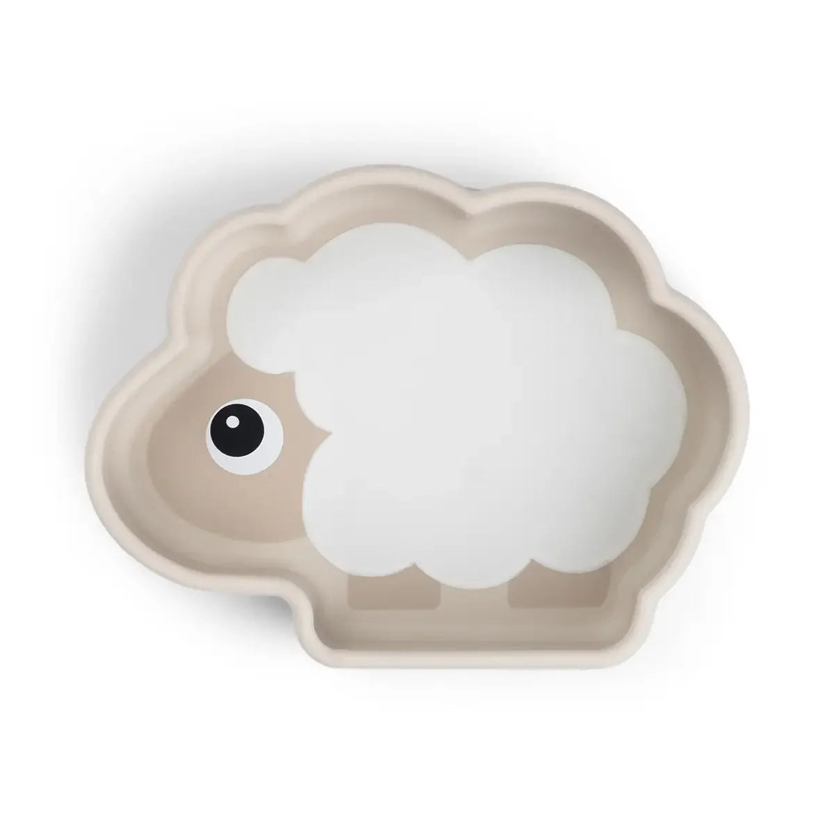 Tigela Silicone com Ventosa Sand Sheepy Tiny farm da Done By Deer