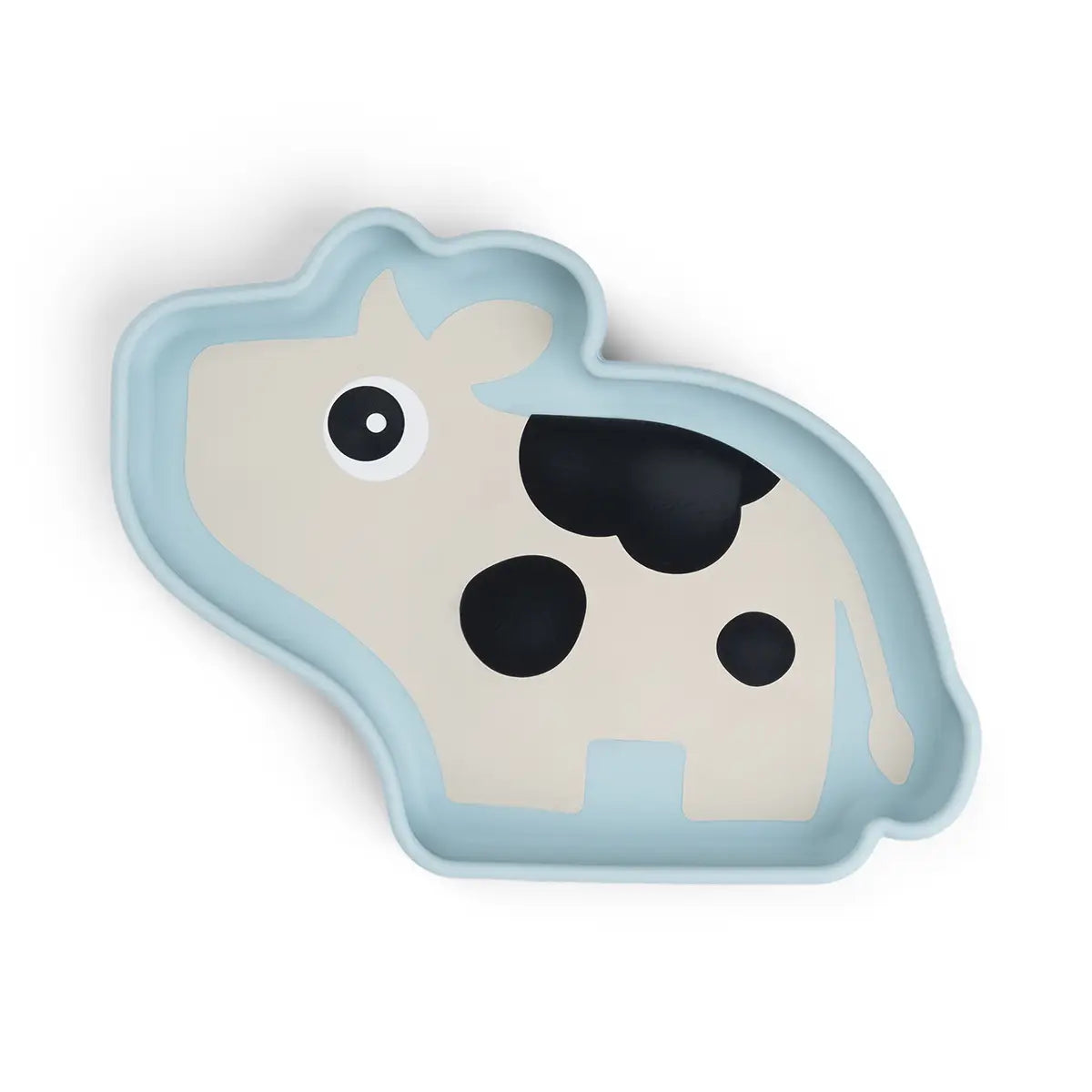 Prato Silicone com Ventosa Azul Dotti Tiny farm da Done By Deer