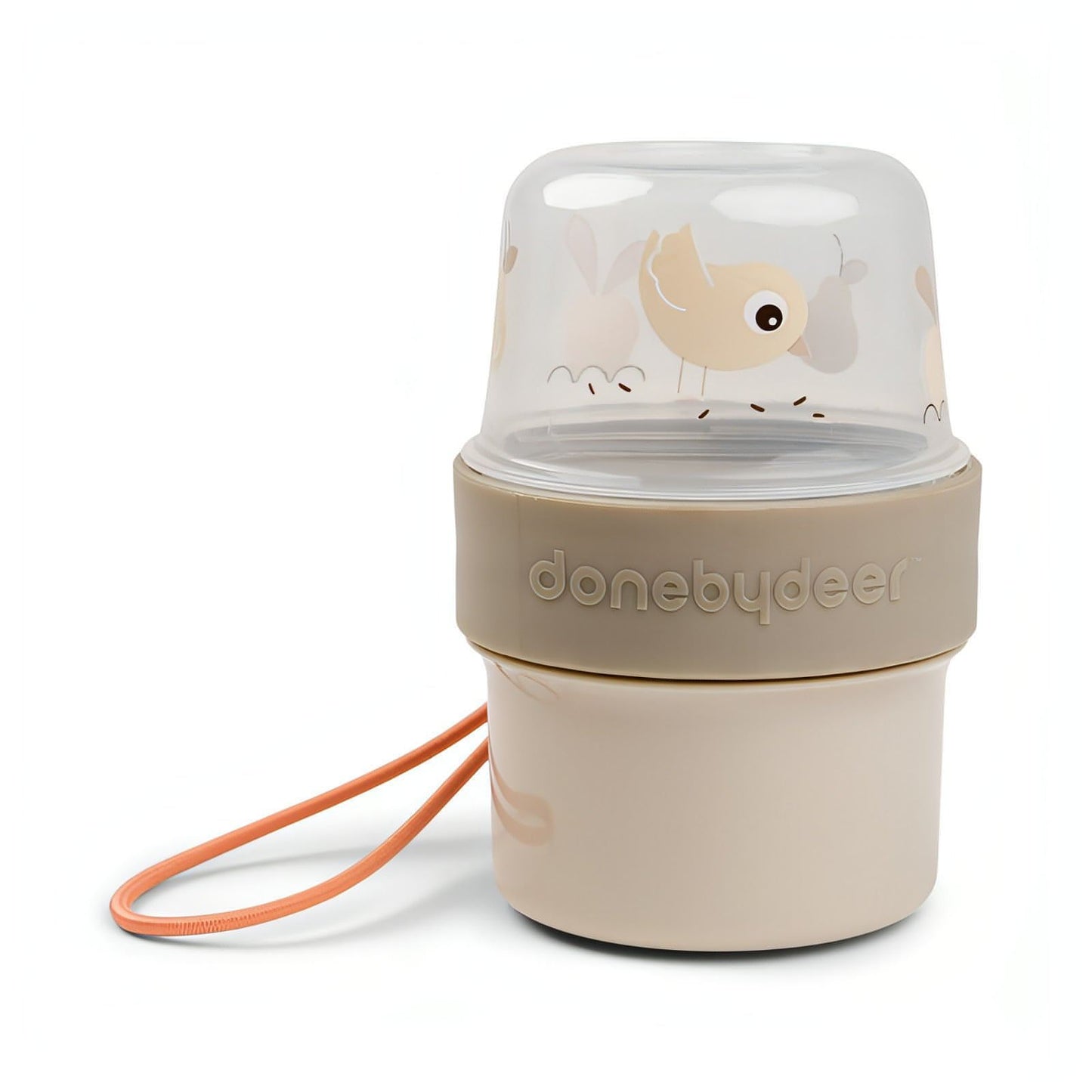 Recipiente Snacks To-go Birdee Bege