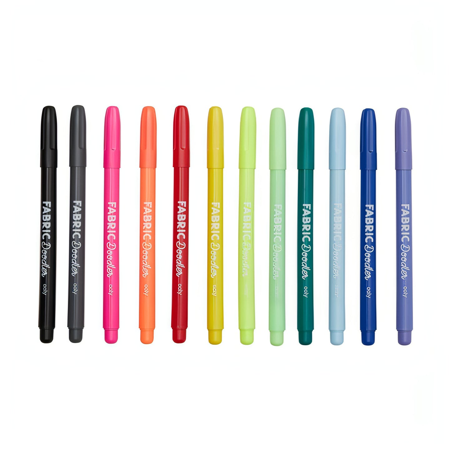 Set of 12 Doodlers Fabric Markers