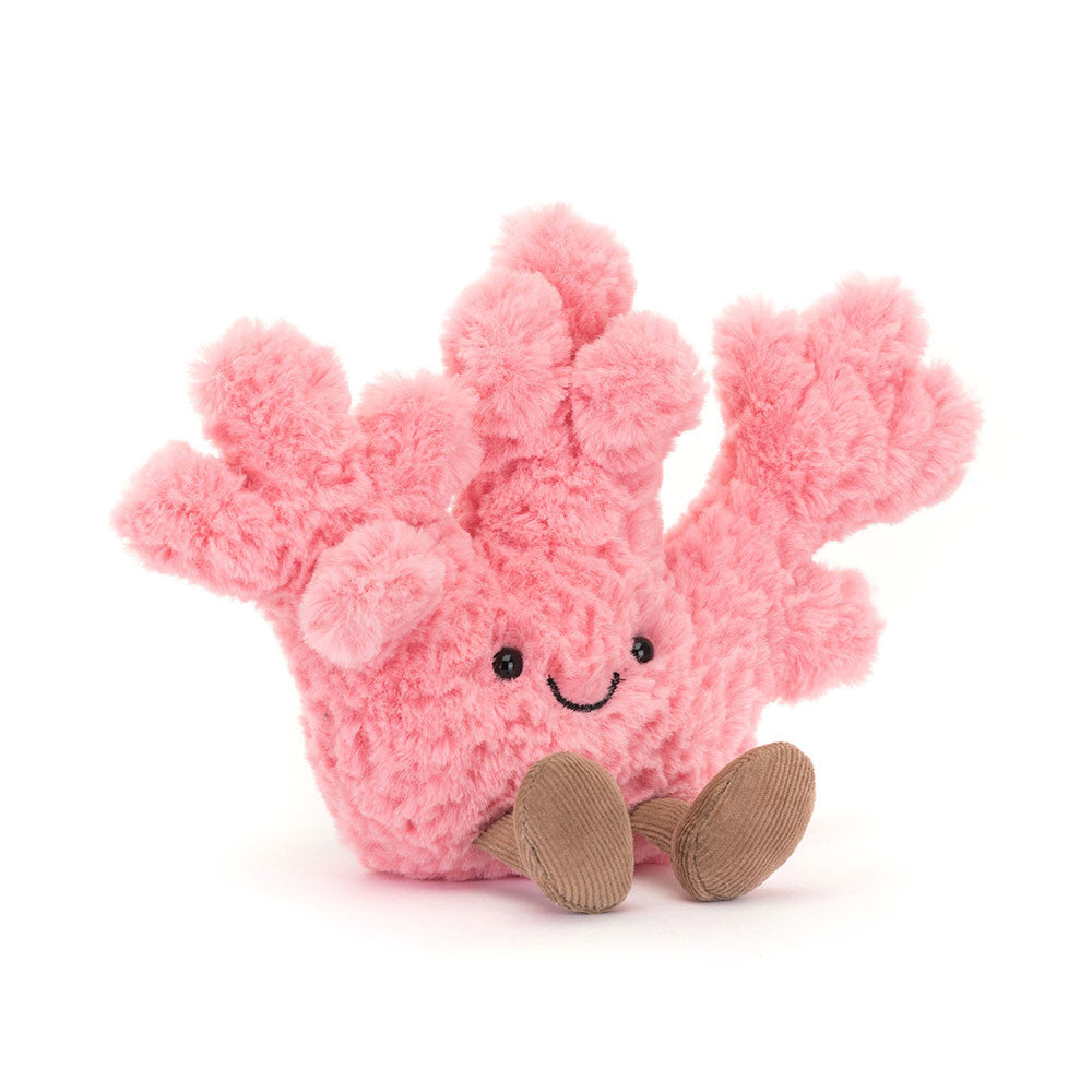Peluche Jellycat Amuseables Coral de frente