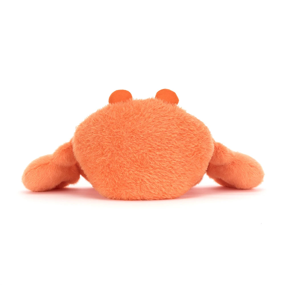 Peluche Jellycat Caranguejo Pinchsnap de costas | jellycat-peluche-caranguejo-pinchsnap-lollakids