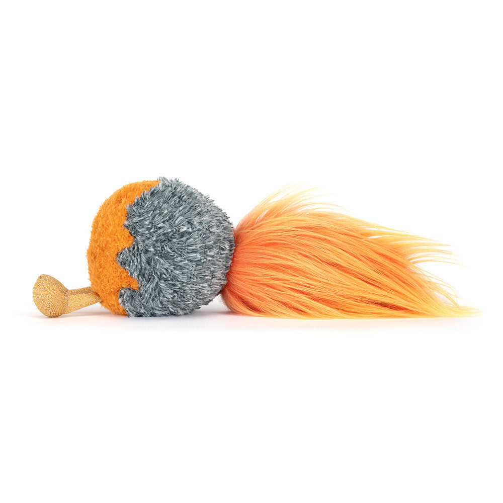 Pormenor do brilho e cauda do peluche Jellycat Amuseables Cometa | jellycat-amuseables-cometa-lollakids