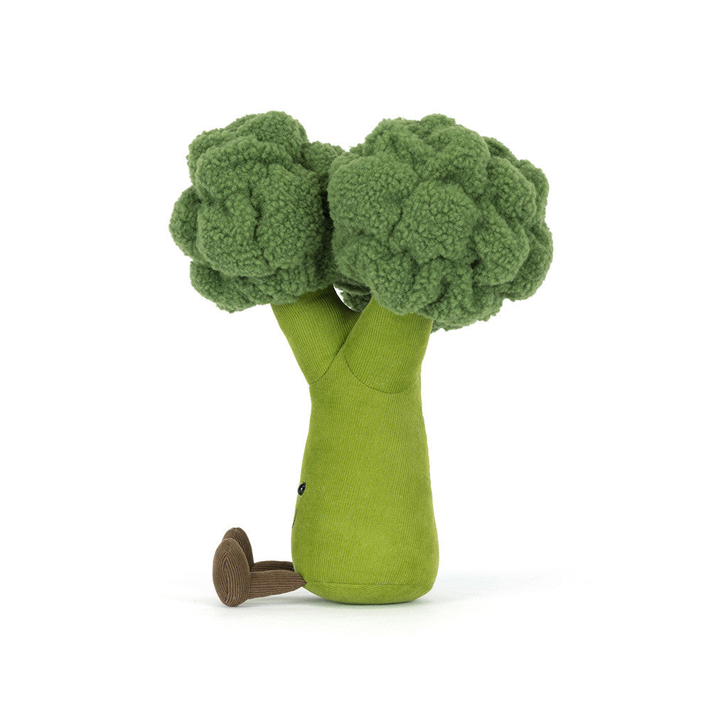 Detalhe do Broccoli Jellycat de lado