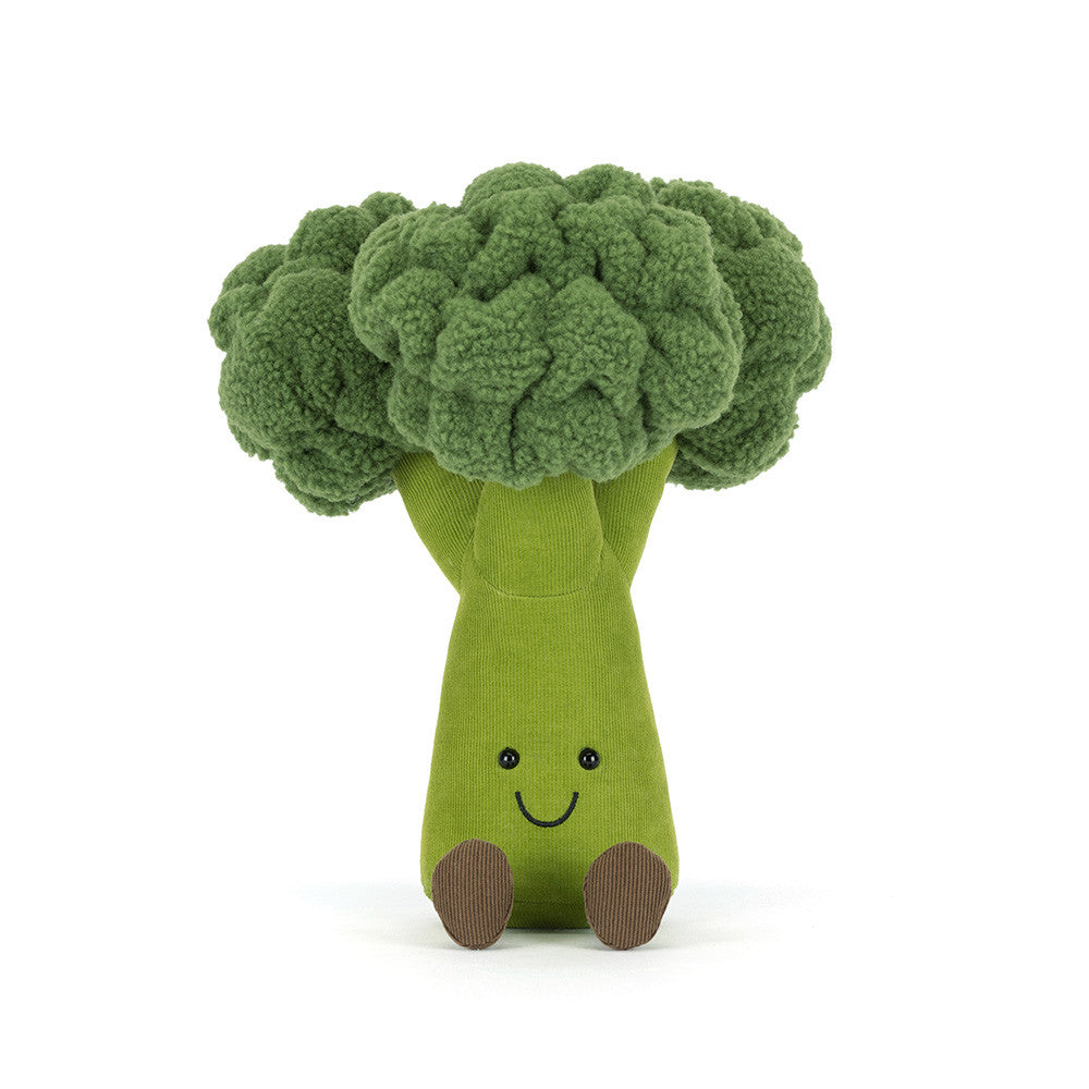Detalhe do Broccoli Jellycat de frente