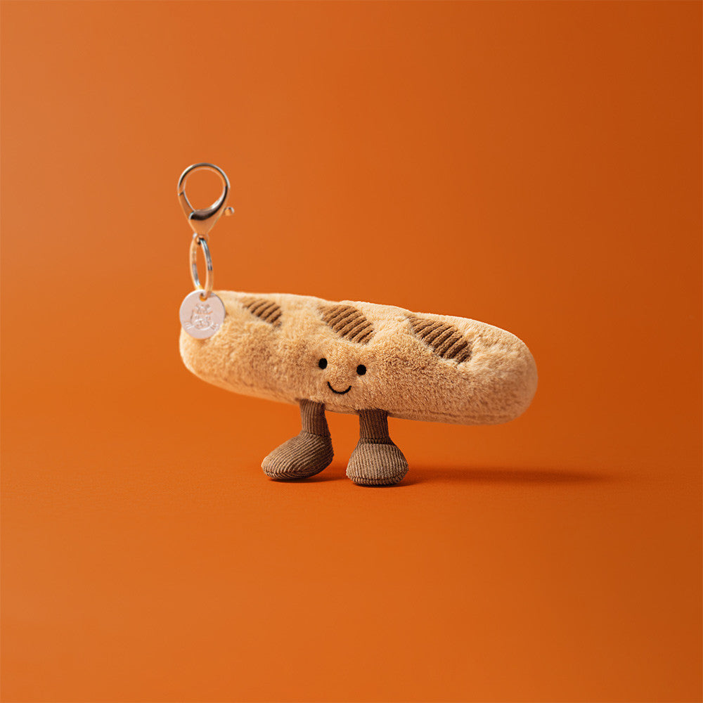 Amuseables Baguette Bag Charm – Porta-chaves Jellycat | Lolla Kids