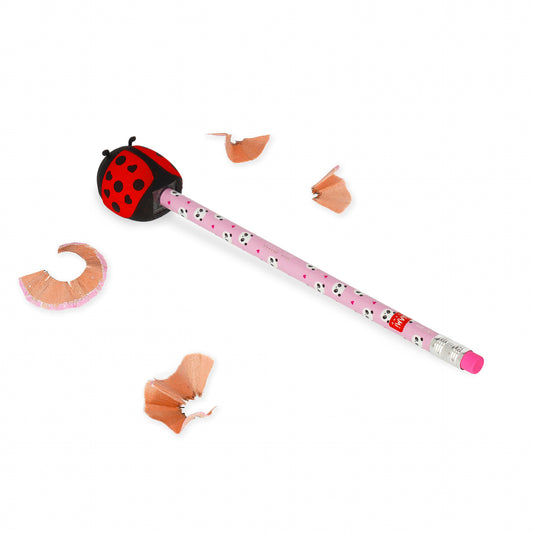 Afia Lápis Ladybug Legami de frente | legami-afia-lapis-joaninha-lollakids