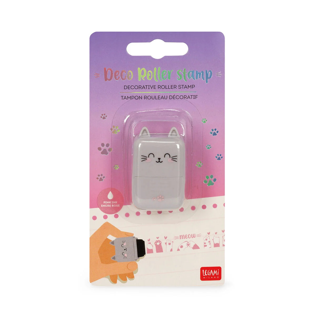 Carimbo Decorativo Roller | Kitty