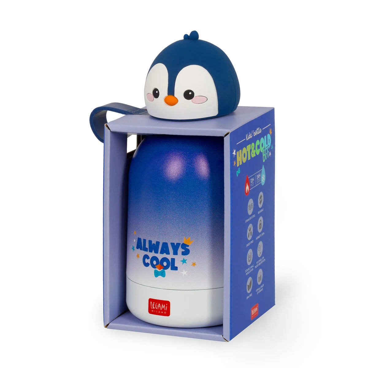Garrafa Térmica Infantil Pinguim Hot&Cold BFF