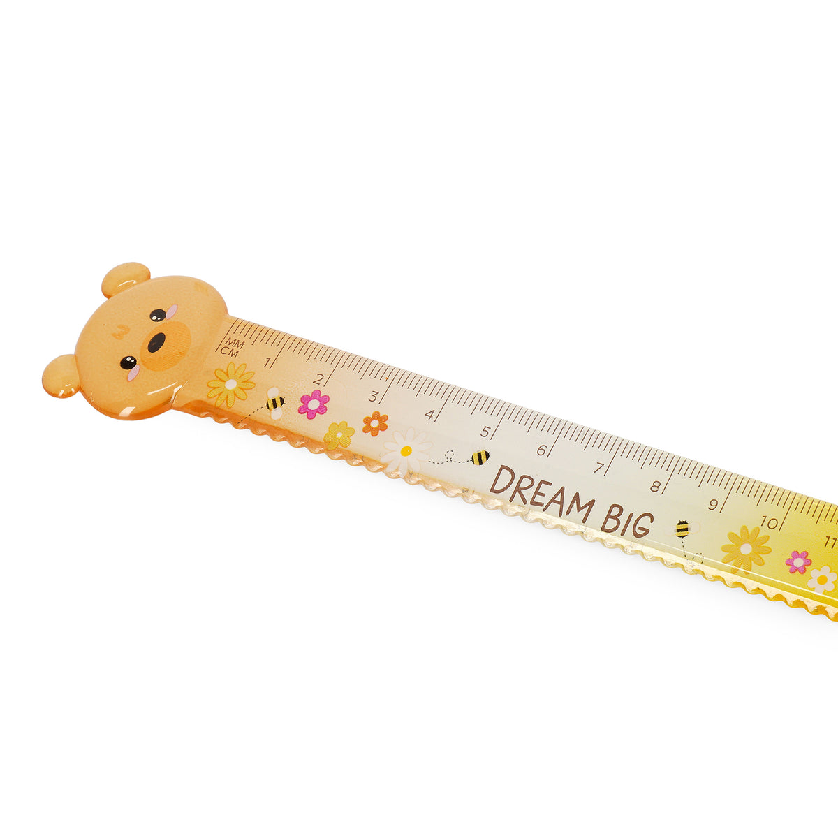 Pormenor do urso da Régua Teddy Bear Legami | legami-regua-teddy-bear-lollakids