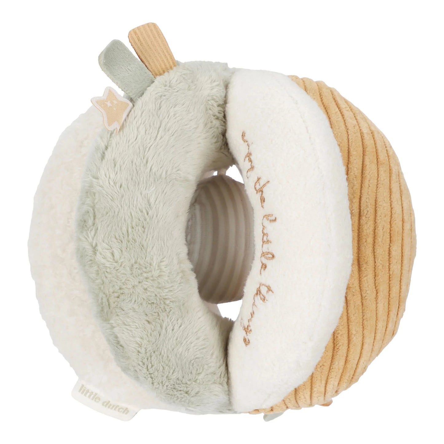Bola de Pegar Newborn Naturals em tecido suave e cores subtis