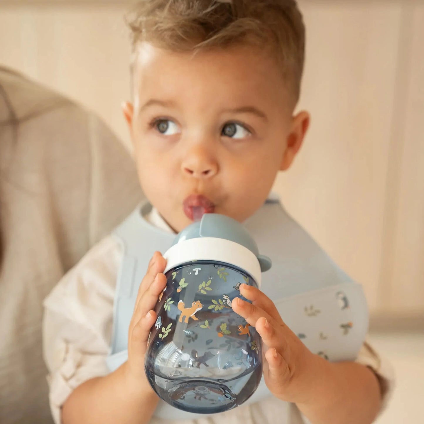 Copo com Palhinha Mepal Mio Forest Friends 300 ml – Little Dutch | Lolla Kids