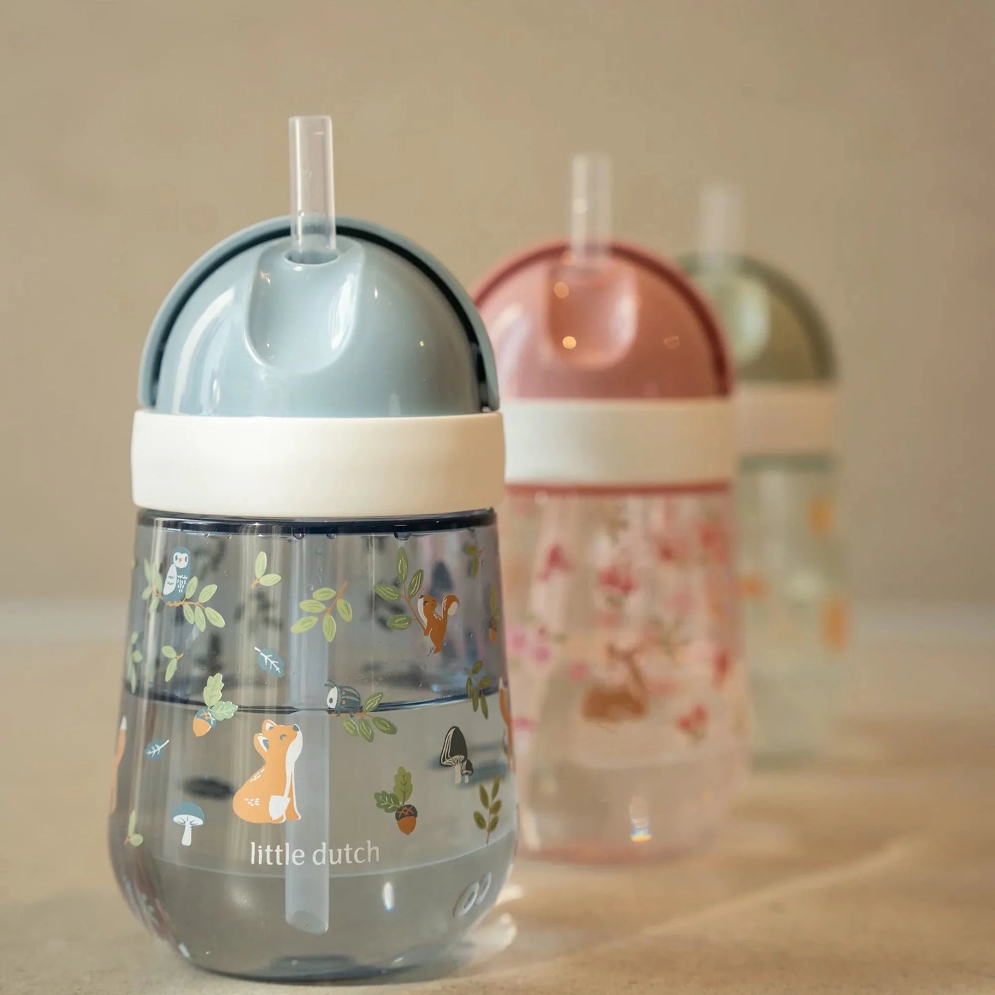 Copo com Palhinha Mepal Mio Forest Friends 300 ml – Little Dutch | Lolla Kids