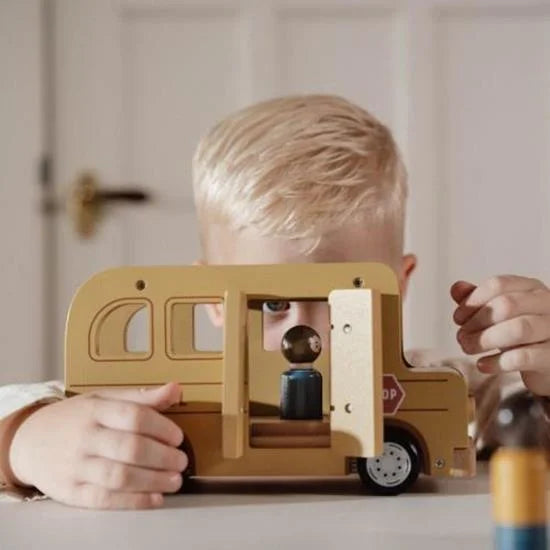 Autocarro Escolar com Bonecos Little Dutch, vista geral | little-dutch-autocarro-escolar-bonecos-lollakids