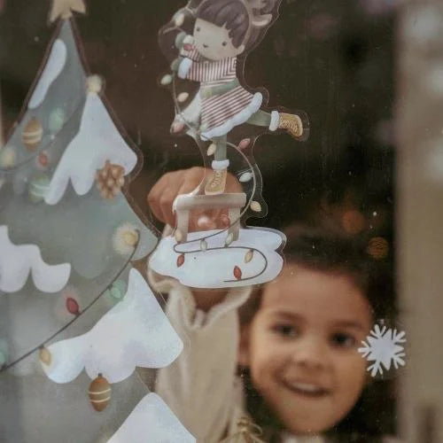 Autocolantes de Janela Árvore de Natal da Little Dutch