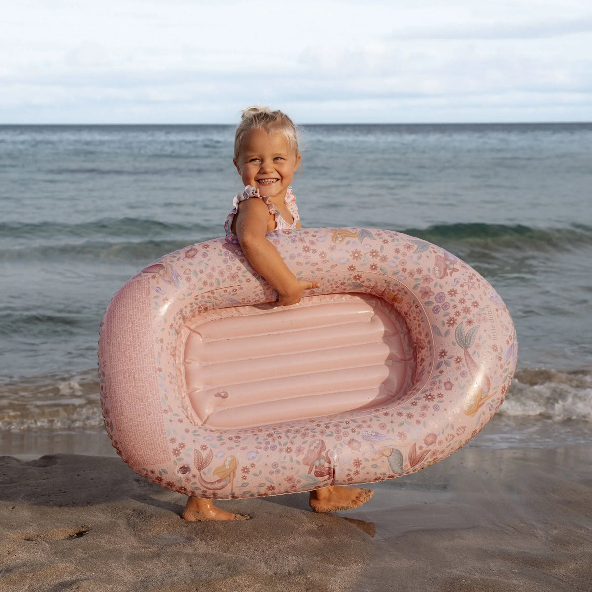Barco Insuflável Dreamy Mermaid Little Dutch, vista geral | little-dutch-barco-insuflavel-dreamy-mermaid-lollakids