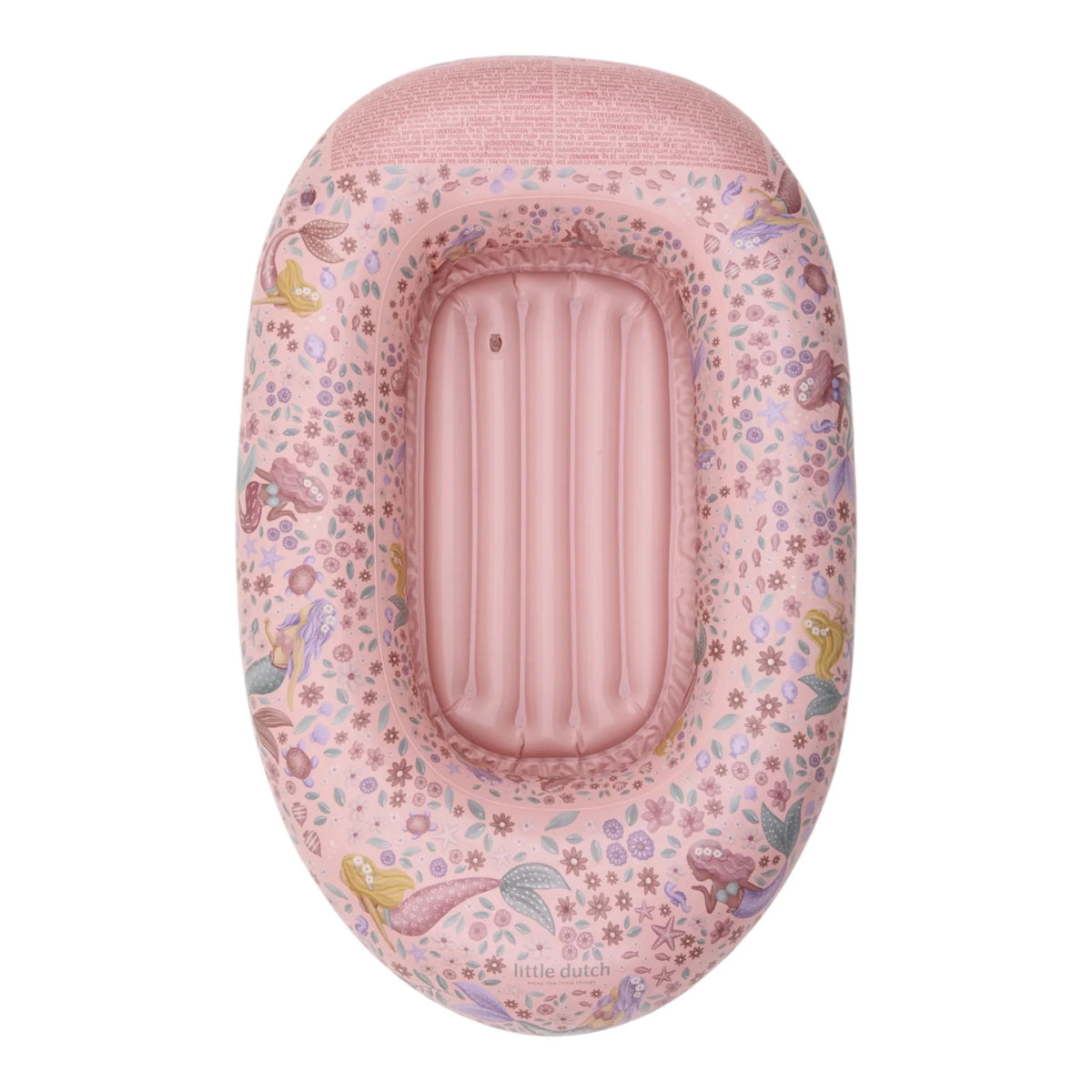 Pormenor do Barco Insuflável Dreamy Mermaid Little Dutch | little-dutch-barco-insuflavel-dreamy-mermaid-lollakids
