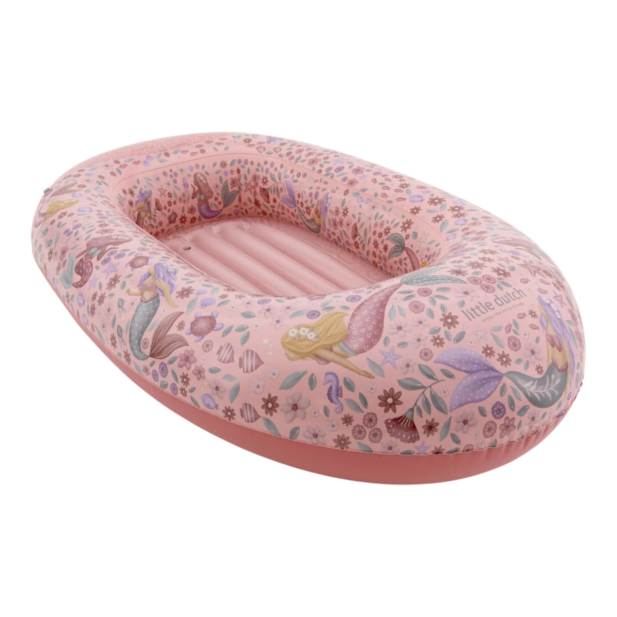 Barco Insuflável Dreamy Mermaid Little Dutch de frente | little-dutch-barco-insuflavel-dreamy-mermaid-lollakids