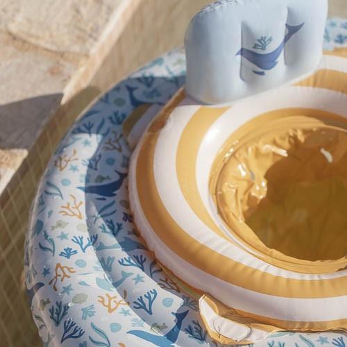 Bóia Insuflável para Bebés Blue Ocean Dreams da Little Dutch