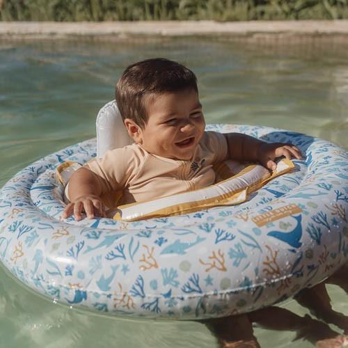 Bóia Insuflável para Bebés Blue Ocean Dreams da Little Dutch