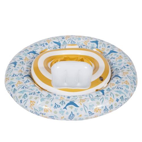 Bóia Insuflável para Bebés Blue Ocean Dreams da Little Dutch