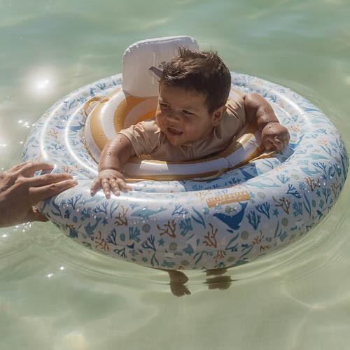 Bóia Insuflável para Bebés Blue Ocean Dreams da Little Dutch