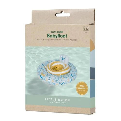 Bóia Insuflável para Bebés Blue Ocean Dreams da Little Dutch