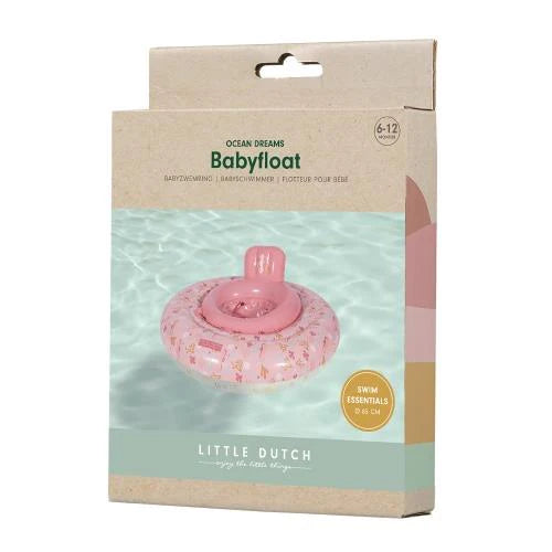 Bóia Insuflável para Bebés Pink Ocean Dreams da Little Dutch