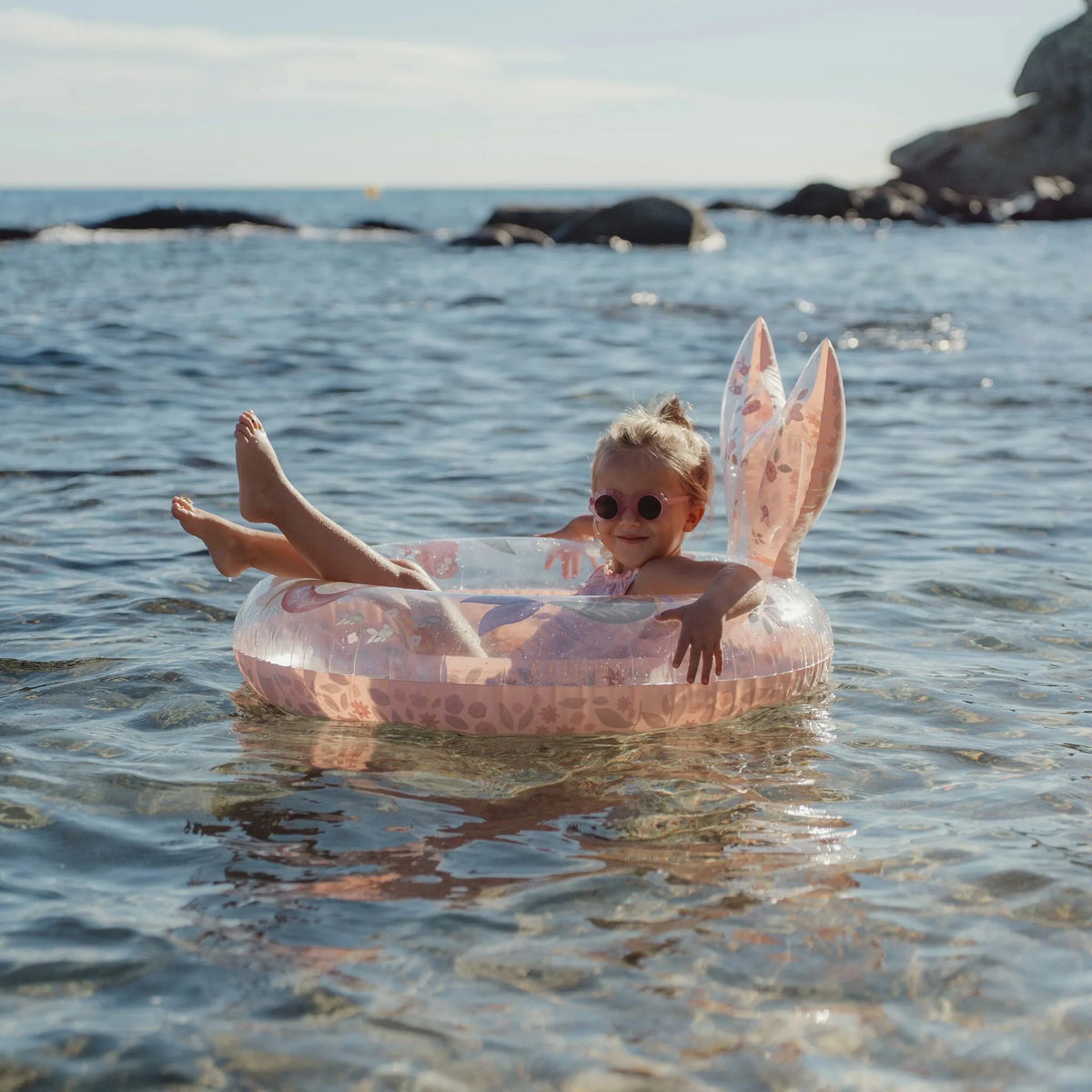 Bóia Redonda 90cm Dreamy Mermaid Little Dutch, vista lateral | little-dutch-boia-redonda-90cm-dreamy-mermaid-lollakids
