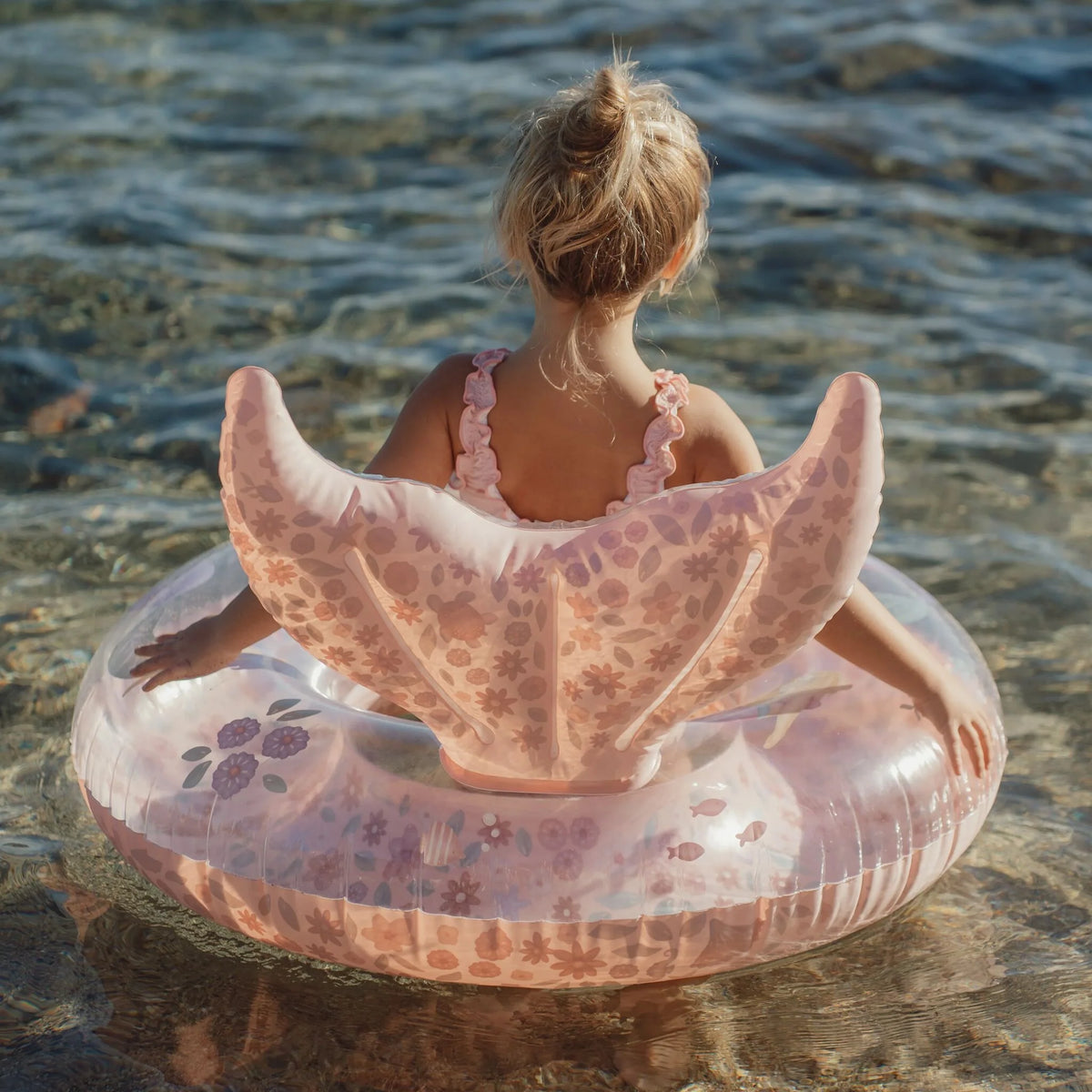 Pormenor da Bóia Redonda Dreamy Mermaid Little Dutch | little-dutch-boia-redonda-90cm-dreamy-mermaid-lollakids