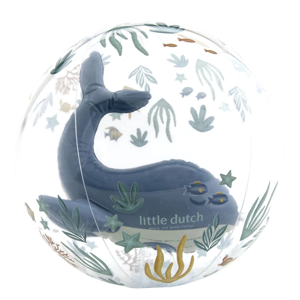 Bola praia criança 3D baleia Ocean World 35 cm